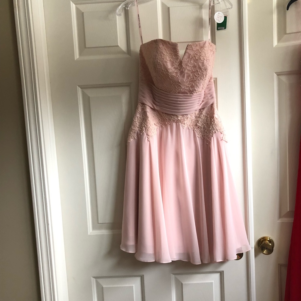 Blush semi-formal cocktail dress size 10